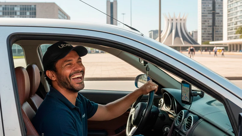 Motorista Feliz Porque tirou sua CNH Sem Autoescola no DF
